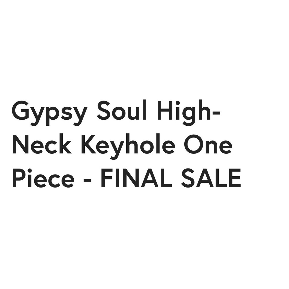 La Blanca Gypsy Soul High Neck Keyhole One Piece Swimsuit Multicolor Paisley 12 - Picture 8 of 9